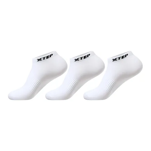XTEP 3 упаковки Белый+Белый+Белый Мужские носки