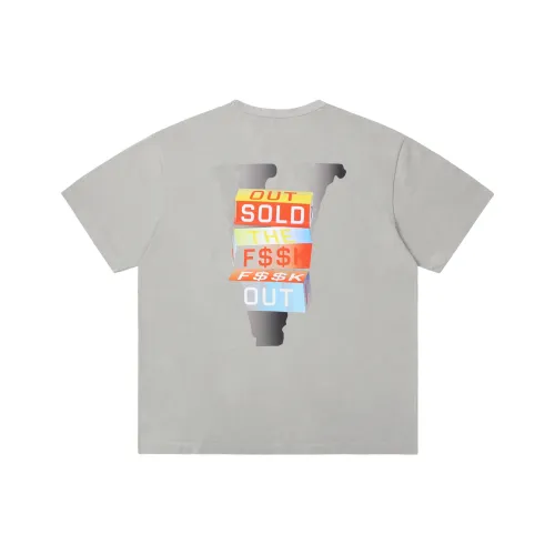 VLONE Серый Цвет Унисекс T-рубашки