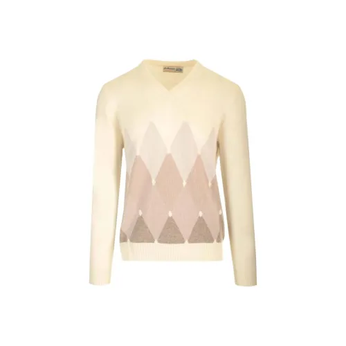 BALLANTYNE Экрю Мужской Трикотаж