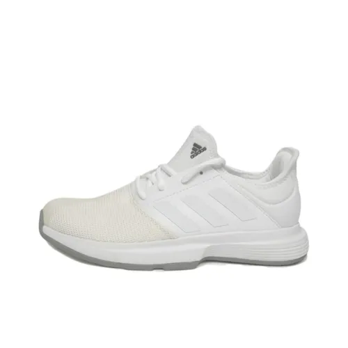 Adidas GameCourt Устойчивые к истиранию Низкие Кроссовки для тенниса Мужские Белые