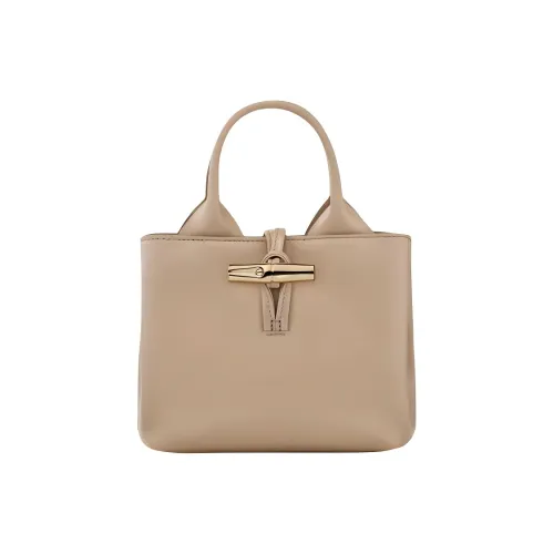 LONGCHAMP Le Roseau Коровья кожа Одно плечо Сумка Мини Женская Темно-коричневая