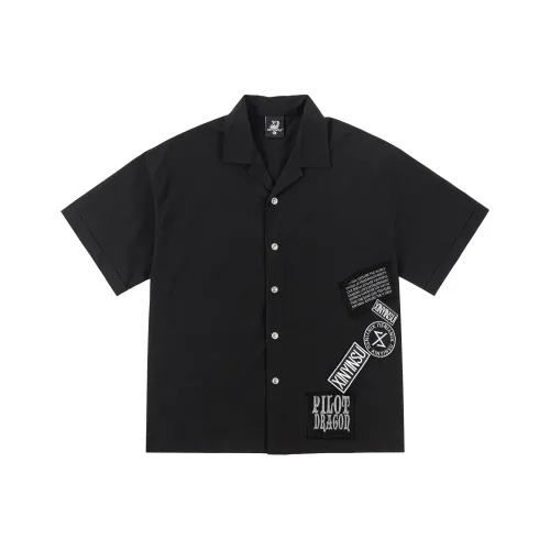 XINYINSU Черная унисекс рубашка