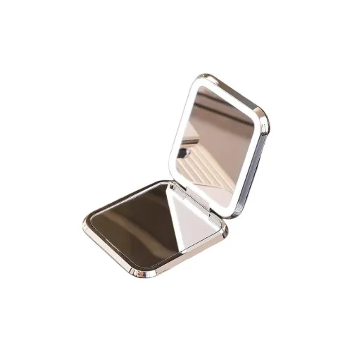 Sweet Pillow House Makeup Mirror Портативный Ручной Дрессинг Тэйбл Спальня Маленький Макияжный Зеркало с LED Светом