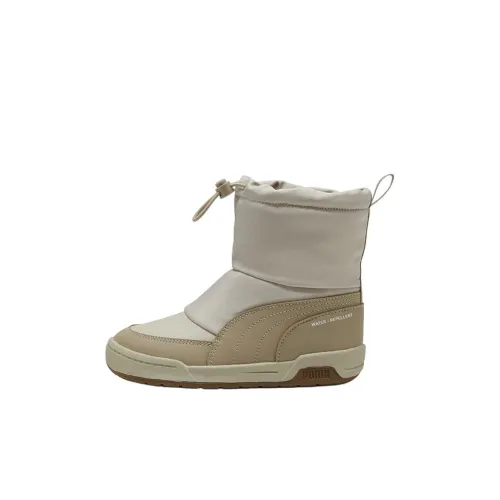PUMA Multiflex Детские утепленные сапоги с низким верхом, бежевые, для дошкольников