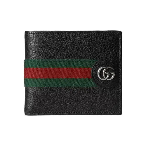 GUCCI Ophidia Мягкий кожаный кошелек мужской черный