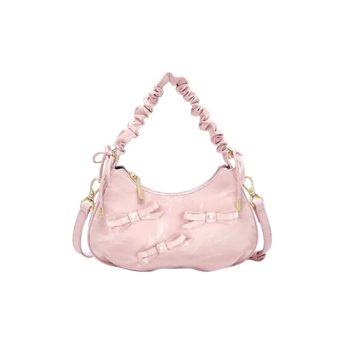 Jade En Plus ПУ (полиуретан) Одно плечо Сумка Женская Вишневый цветок Розовый