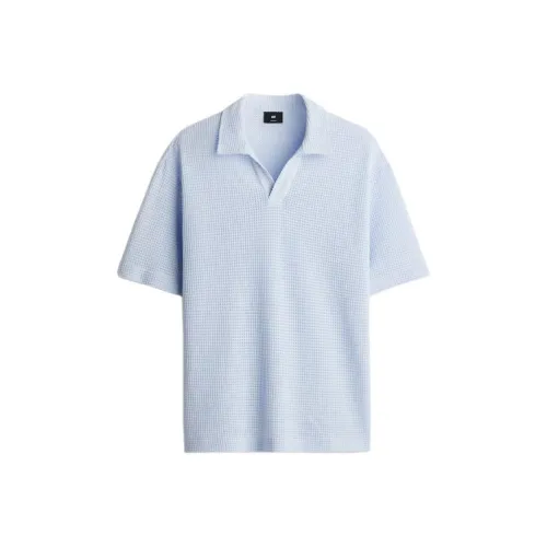 H&M Light Blue Men's Polo