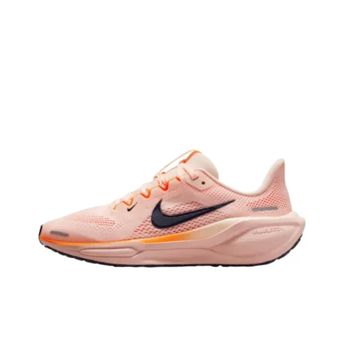 Nike Air Zoom Pegasus 41 Детская беговая обувь Низкий топ Розовый Школьный возраст