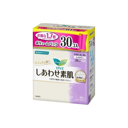 HUAWANG Дневные прокладки для высокой нагрузки Sanitary Pads Гладкие и Дышащие Предотвращающие тепловое удержание 30 шт