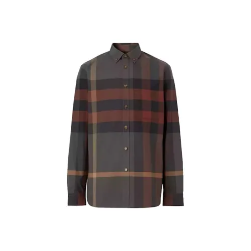 Burberry Рубашка Мужская Кирпично-Серый