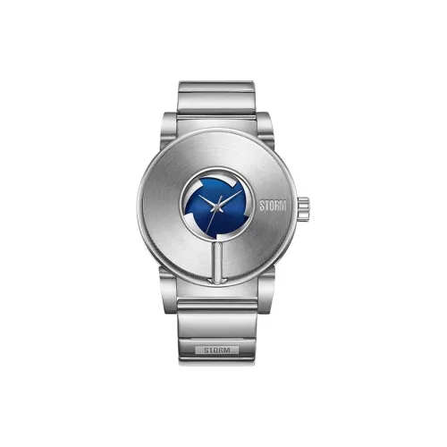 STORM CAMERA Collection Кварцевые Мужские Часы Нержавеющая Сталь Ремешок Синий Циферблат