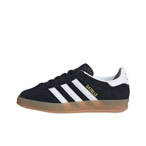 Adidas Originals GAZELLE INDOOR Low Топ Детские Скейтбординги Черный Подростки