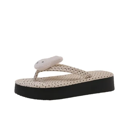 TAFN BRS1000 Устойчивые к истиранию Шлепанцы Женские Бежевые