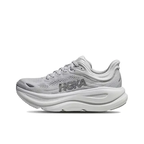 HOKA ONE ONE Bondi 9 Беговые кроссовки Низкий Топ Stardust Серебряный Женские