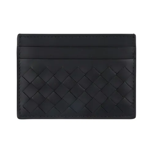Bottega Veneta Коровья кожа Держатель для карт Card Wallet Женские Черный
