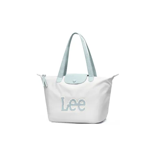 Сумка через плечо Lee Co-branded модель Ткань Сумка Тоут Женская Haze Синий Бежевый