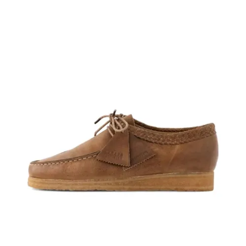 Clarks Originals WALLABEE Низкий Топ Повседневная Обувь Унисекс Коричневый
