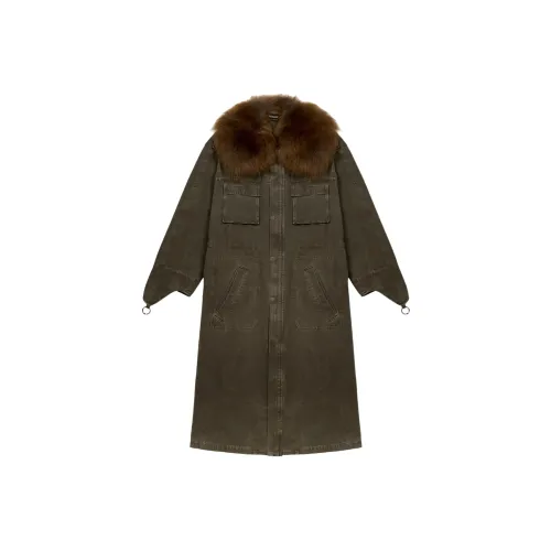 Blumarine Зеленое Женское Пальто