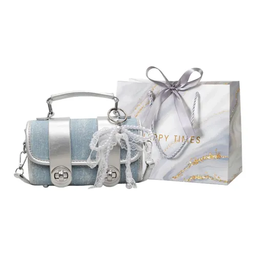 Miss Angel ПУ (полиуретан) Сумка через плечо Женская Синий Деним Синий Черный