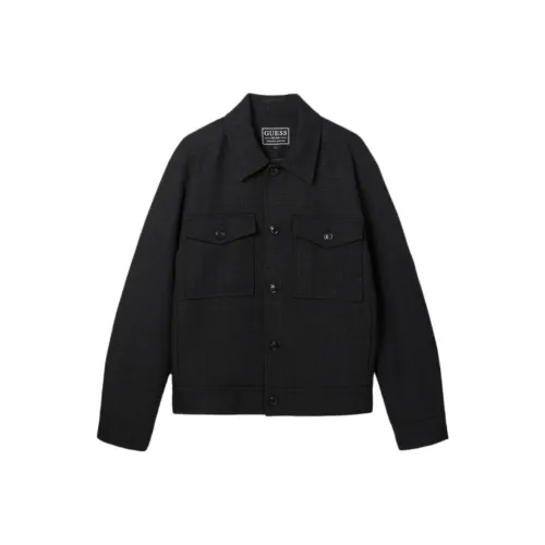 GUESS Мужские черные куртки