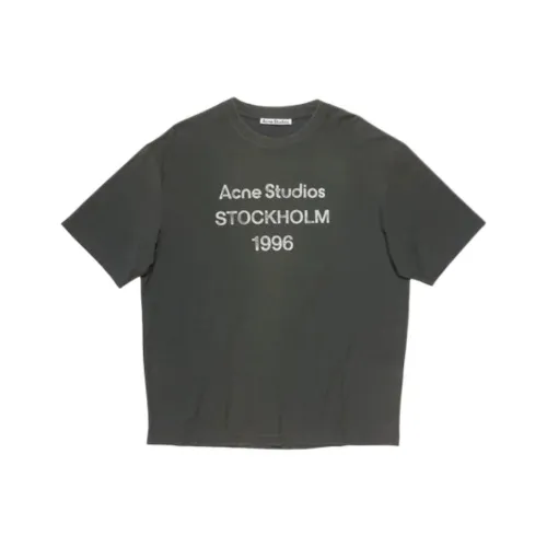 ACNE STUDIOS 1996 Collection Выцветший черный Унисекс T Рубашки