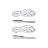 Серый Белый [1,5+2,5см] Мягкий и упругий, увеличивающий высоту | Незаметный, не тонущийся