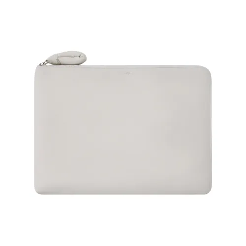 Lemaire GRAIN LEATHER Клатч Стандартный Женский Chalk