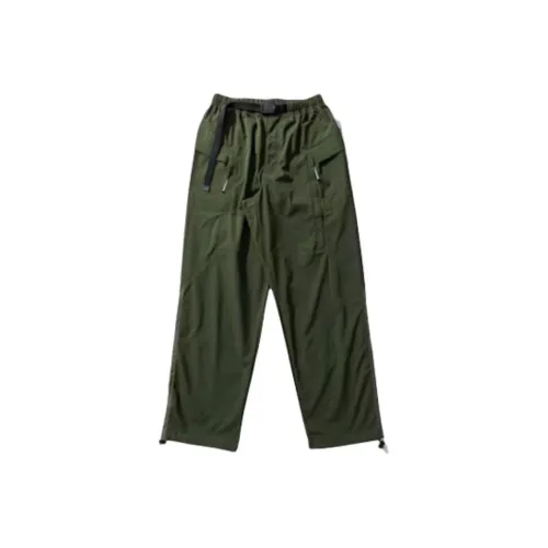 PLEASURES Повседневные брюки Мужские Зеленые