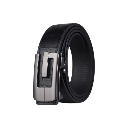 NOMK Коровья кожа ремни мужской черный примерно 3,4 см