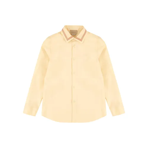 GUCCI Рубашка Желтая для детей 3-7 лет