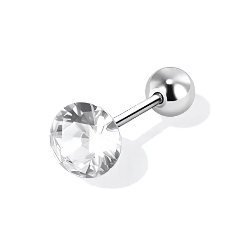 Ice Heart Rain Титановые стальные серьги-гвоздики унисекс