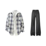 Gray Blue+Black Pants  
Серые синие+черные штаны