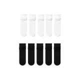 5 пар черных, 5 пар белых