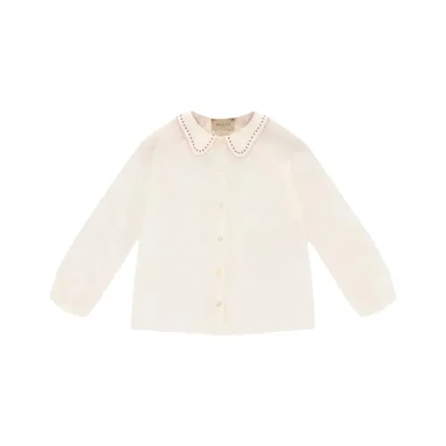 GUCCI Повседневная рубашка белого цвета для подростков