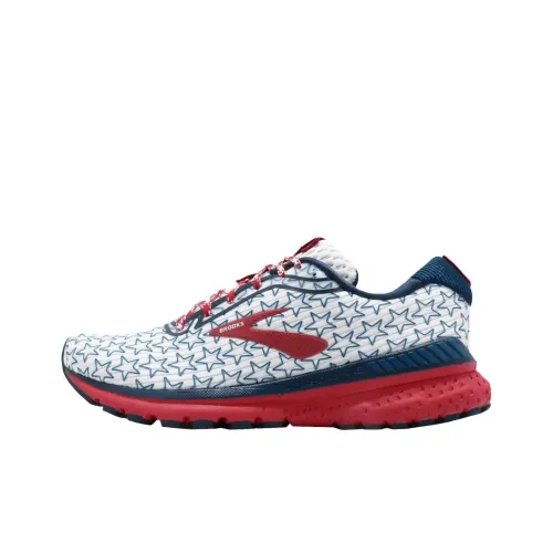 Brooks Устойчивые к истиранию низкие беговые кроссовки женские синие