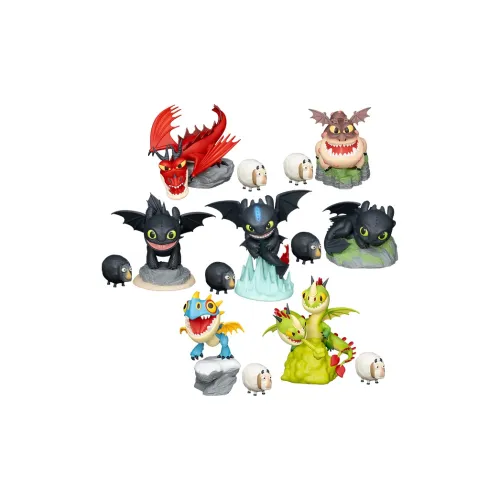 BEAST Kingdom Беззубик Night SLAYER Слепые коробки Один Mystery Коробка Целая коробка 6 шт