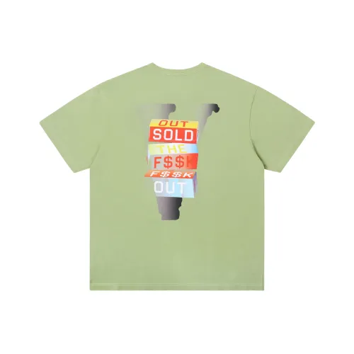 VLONE Многоцветный зеленый унисекс футболка