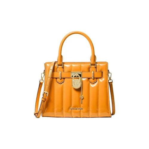 MICHAEL KORS Hamilton Series ПУ (полиуретан) Сумка Маленькая Женская Оранжевая