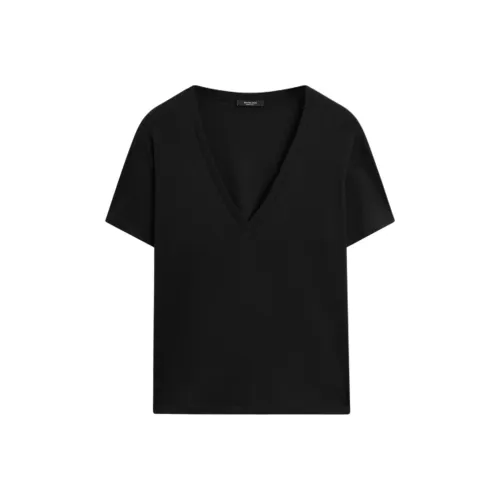 Massimo Dutti Черные Женские Рубашки T