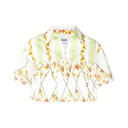 MSGM Белые Женские Рубашки