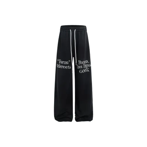 GBXM Черные Унисекс Повседневные Брюки