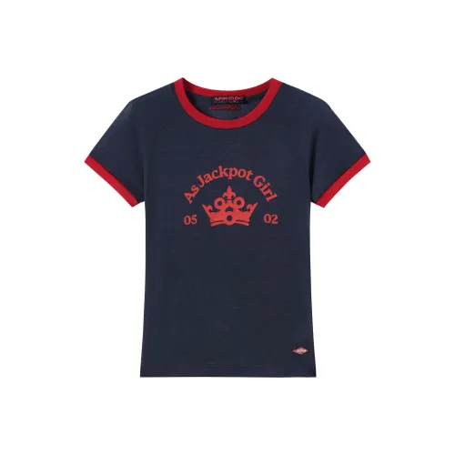 AJPG Темно-синие Женские футболки