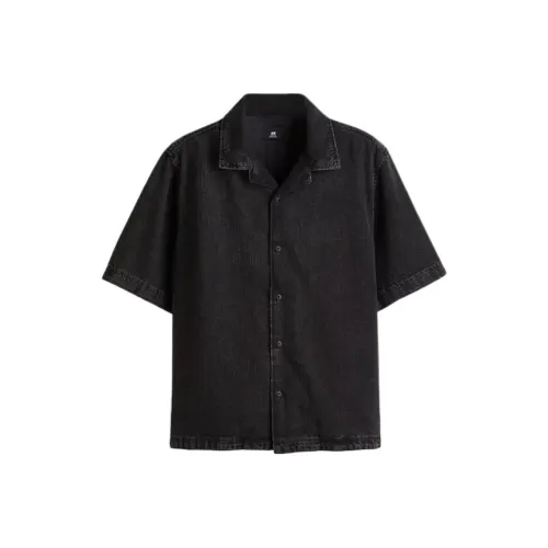 H&M Мужские Черные Рубашки