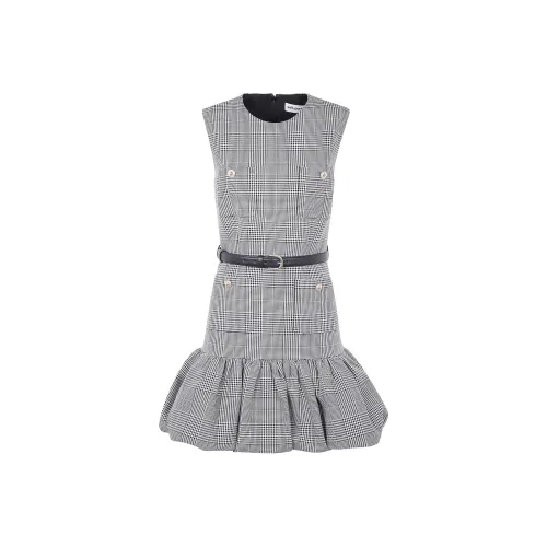 Self Portrait Без рукавов Платье Женское Черно-Белое