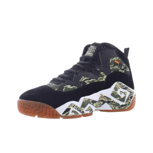 FILA MB Баскетбольные кроссовки MID Топ Черный зеленый белый Мужской