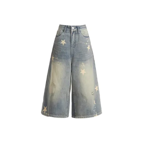 MTHE Синие Женские Джинсовые Шорты