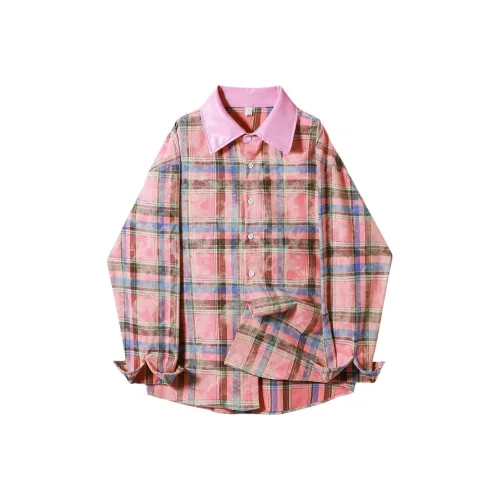 WHELVE Розовые Унисекс Рубашки