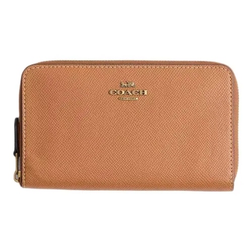 COACH Wyn Кожа Кошелек Маленький Женский Светлый Фисташковый