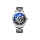 Серебряный, стальной браслет