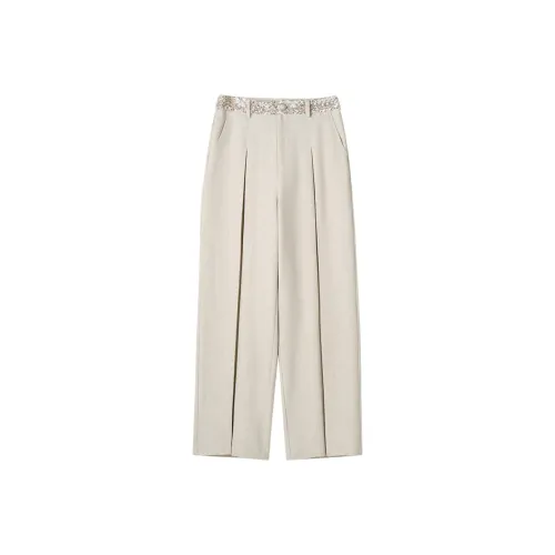 SHUXI Swedish Снежно-серые Женские Повседневные Брюки